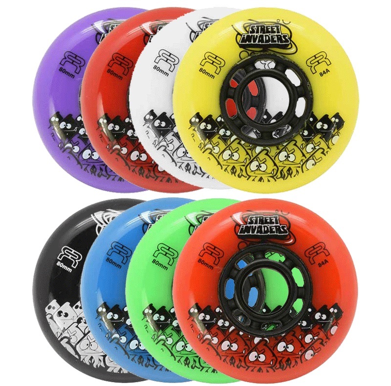 چرخ اسکیت سبا مدل STREET INVADERS 80MM بسته 4 عددی