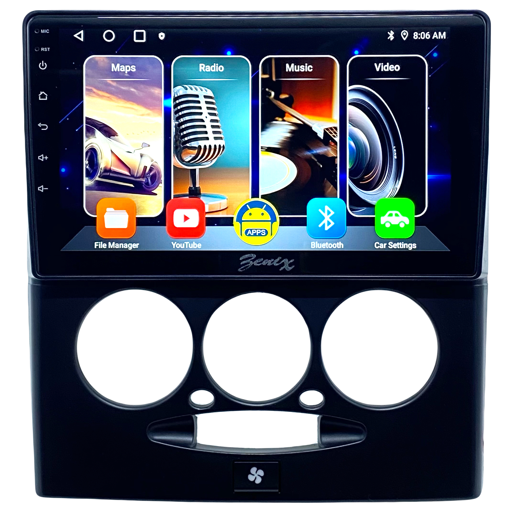 پخش کننده تصویری خودرو بنیکس کد 0275 مناسب برای پراید131و 132