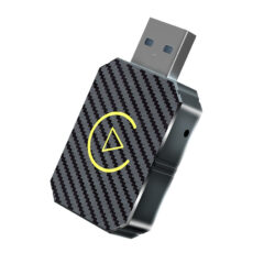 کارپلی و اندروید اتو مدل Wireless CarPlay/Android Auto Q1M به همراه مبدل USB به USB-C