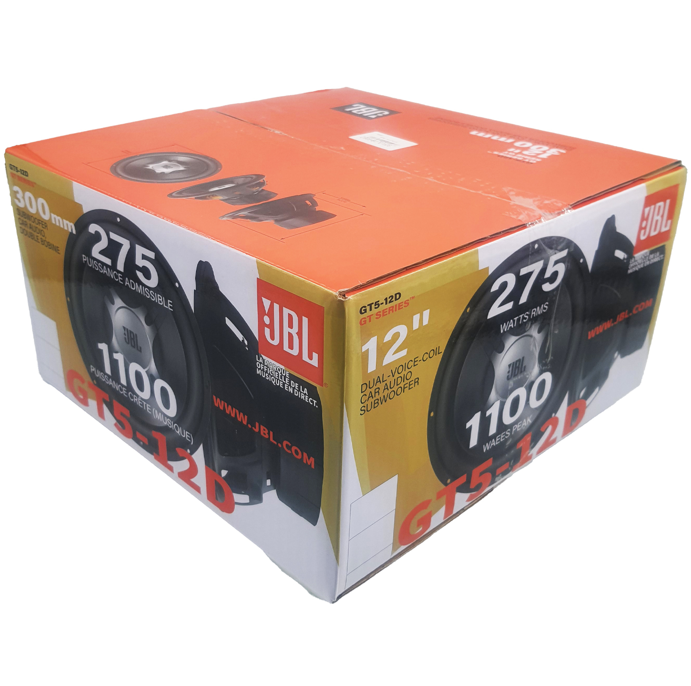 ساب ووفر خودرو جی بی ال مدل GT5-12D