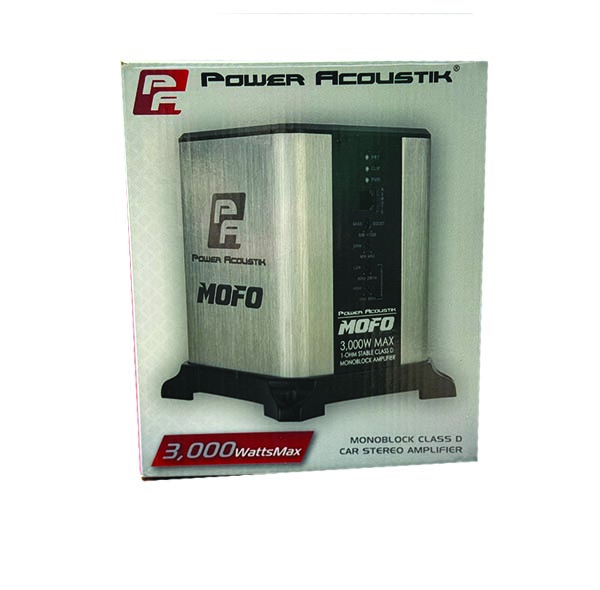 آمپلی فایر خودرو 1 کانال پاوراکوستیک مدل MOFO1-3KD 3000w