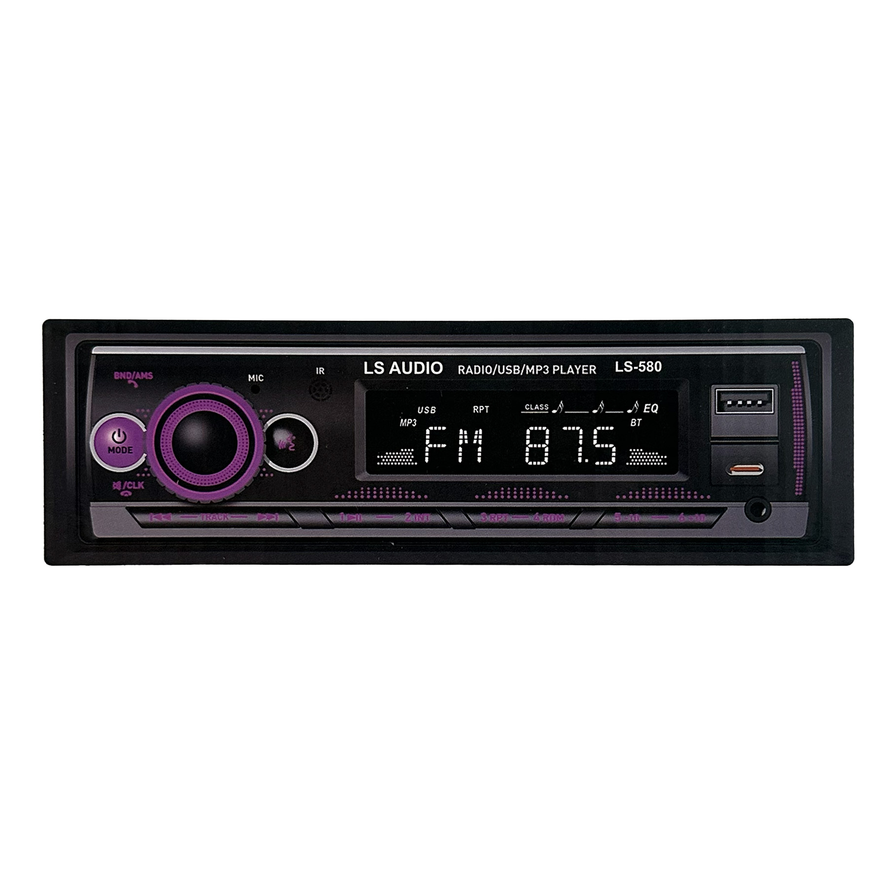 پخش کننده خودرو ال اس آدیو مدل LS-580