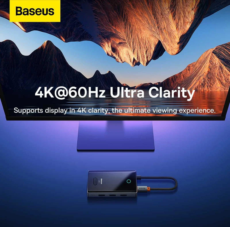 هاب 6 پورت USB-C بیسوس مدل WKYY030213
