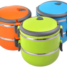 ظرف غذای لانچ باکس مدل دو طبقه 1.4 لیتری