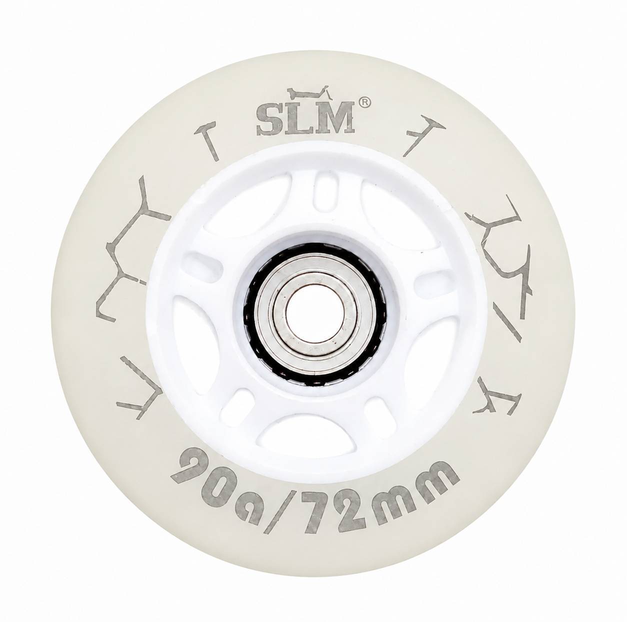 چرخ اسکیت مدل LED72 به همراه بوش و بلبرینگ