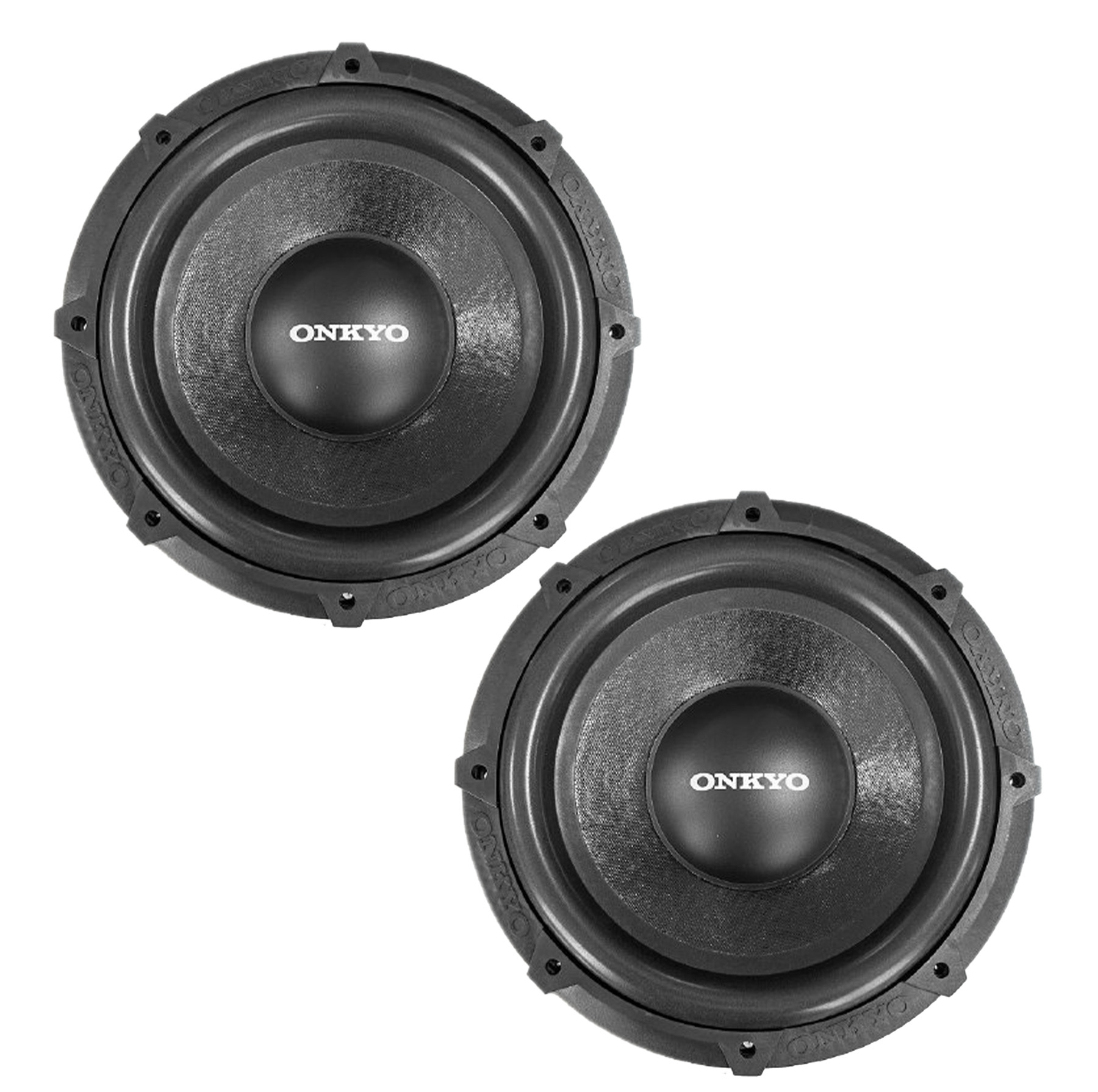 ساب ووفر پشت خودرو اونکیو مدل X_W305S سایز 12 اینچ بسته دو عددی