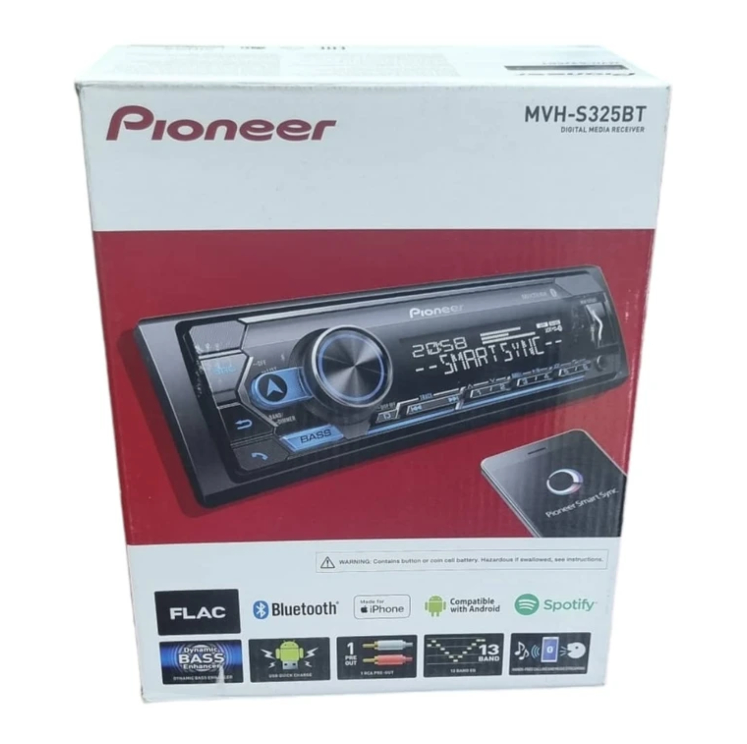 پخش کننده خودرو پایونیر مدل MVH-S325BT