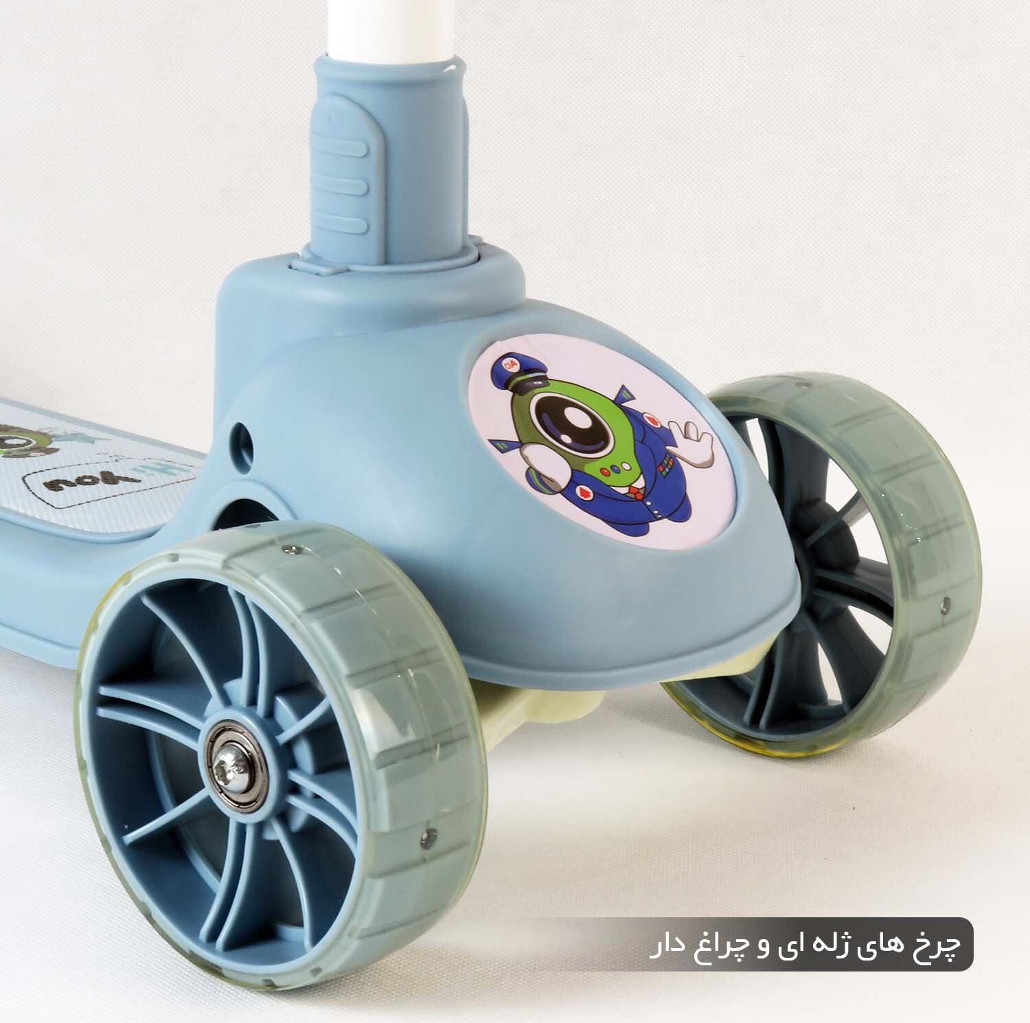 اسکوتر کودک اسکوتر مدل موزیکال چراغدار plankton کد 1974  ظرفیت وزنی 50 کیلوگرم