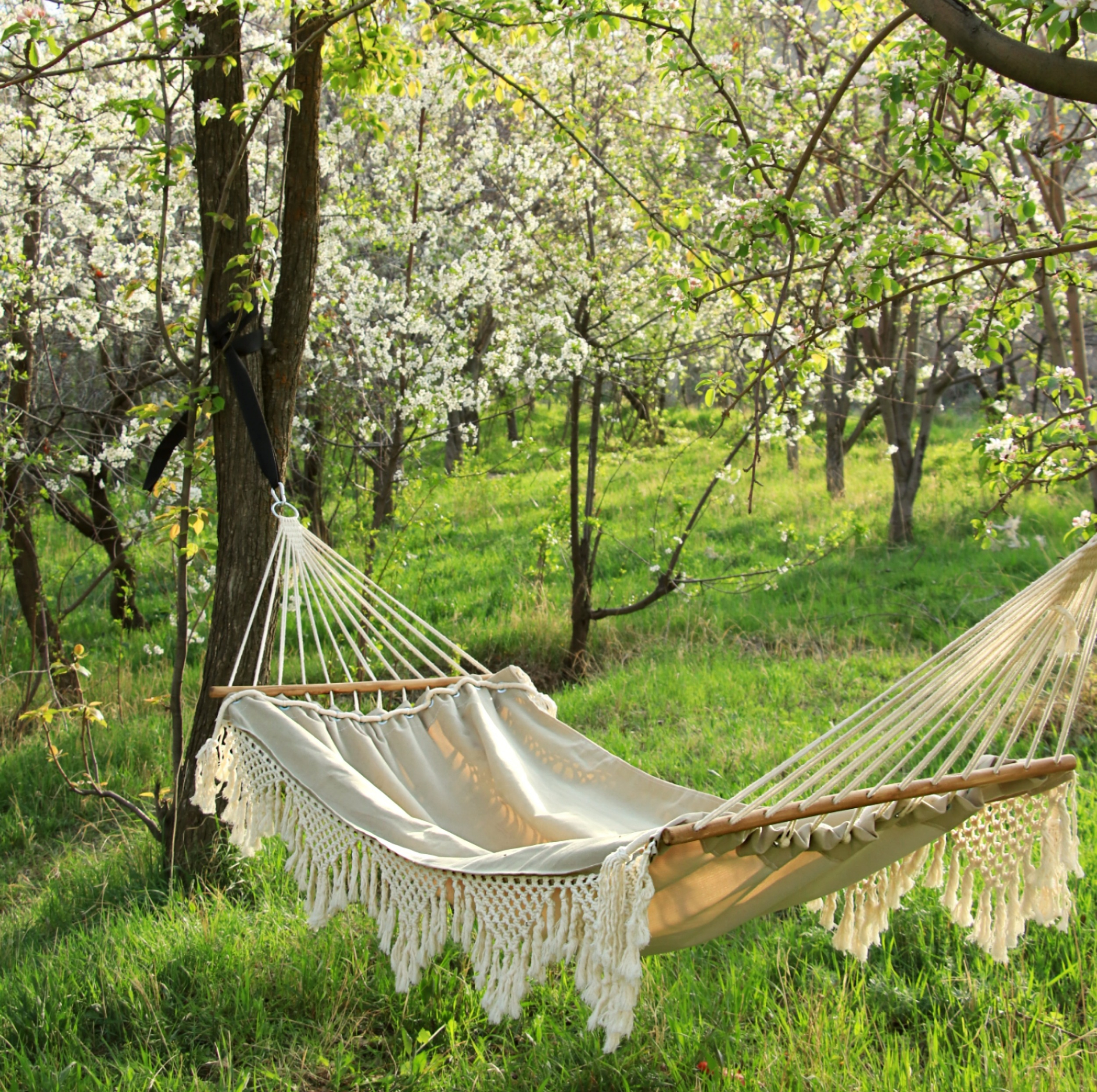 تخت آویز سفری چوبنخ مدل بوهو