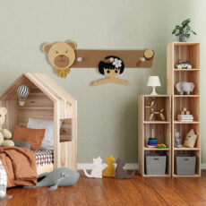 آویز لباس کودک طرح تدی مدل MKids58 Teddy