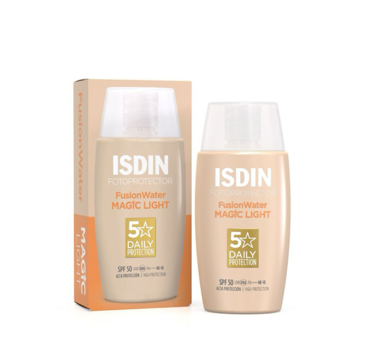کرم ضد آفتاب رنگی ایزدین SPF 50 مدل magic مناسب انواع پوست حجم 50 میلیلیتر