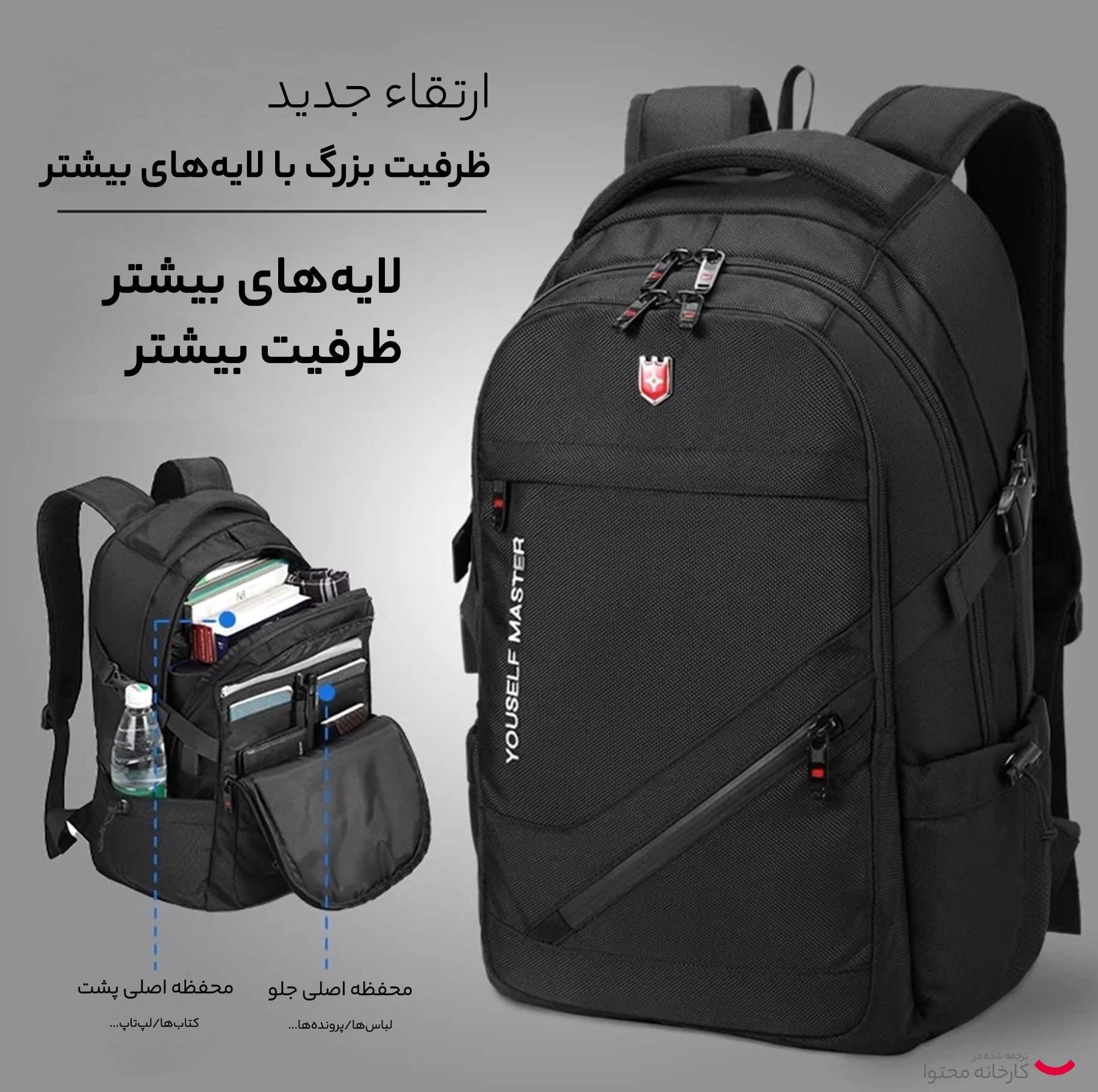 کوله پشتی مدل سوئیس کلاسیک