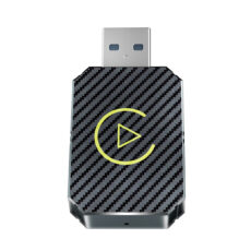 کارپلی و اندروید اتو مدل Wireless CarPlay/Android Auto Q1M به همراه مبدل USB به USB-C
