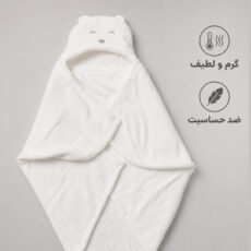 پتو نوزاد کارترز مدل BEAR-W ابعاد 95×70 سانتی متر