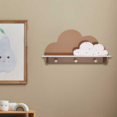 شلف دیواری اتاق کودک طرح ابر مدل MKids52-Light