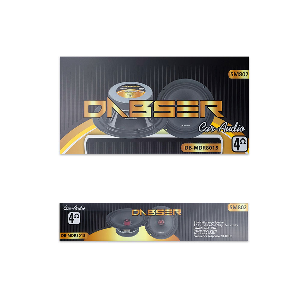 میدرنج پشت خودرو دابسر مدل SM802 سایز 8 اینچ بسته دو عددی