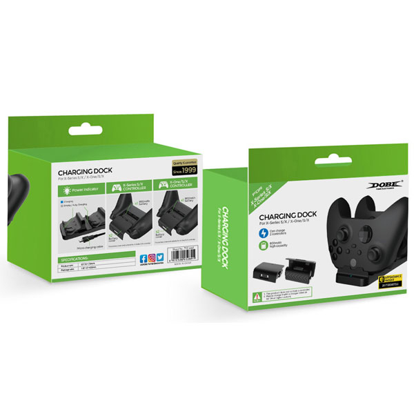 پایه شارژر دسته بازی دابی مدل TYX-532X مناسب برای Xbox Series S/X