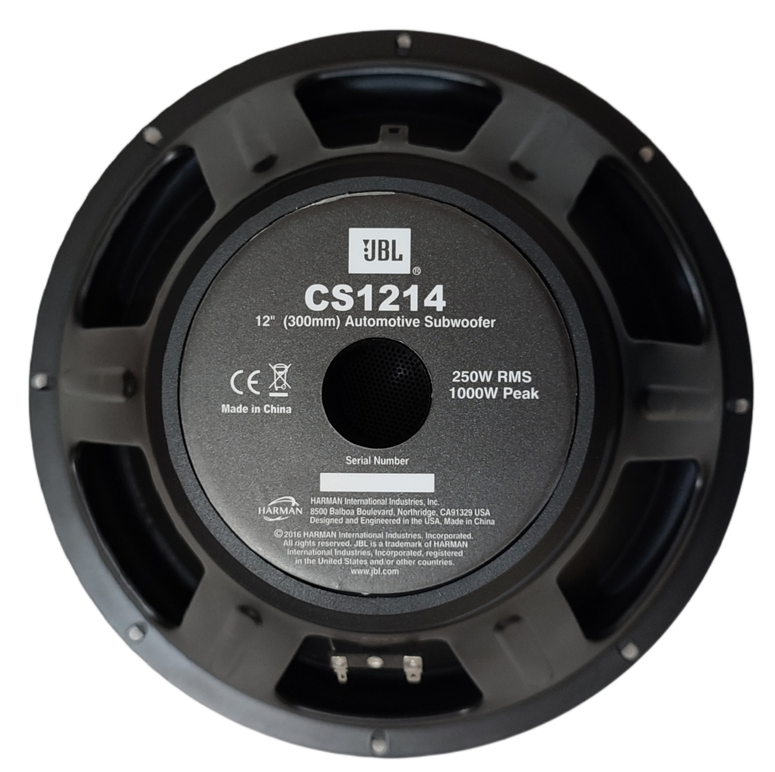 ساب ووفر خودرو جی بی ال مدل CS1214