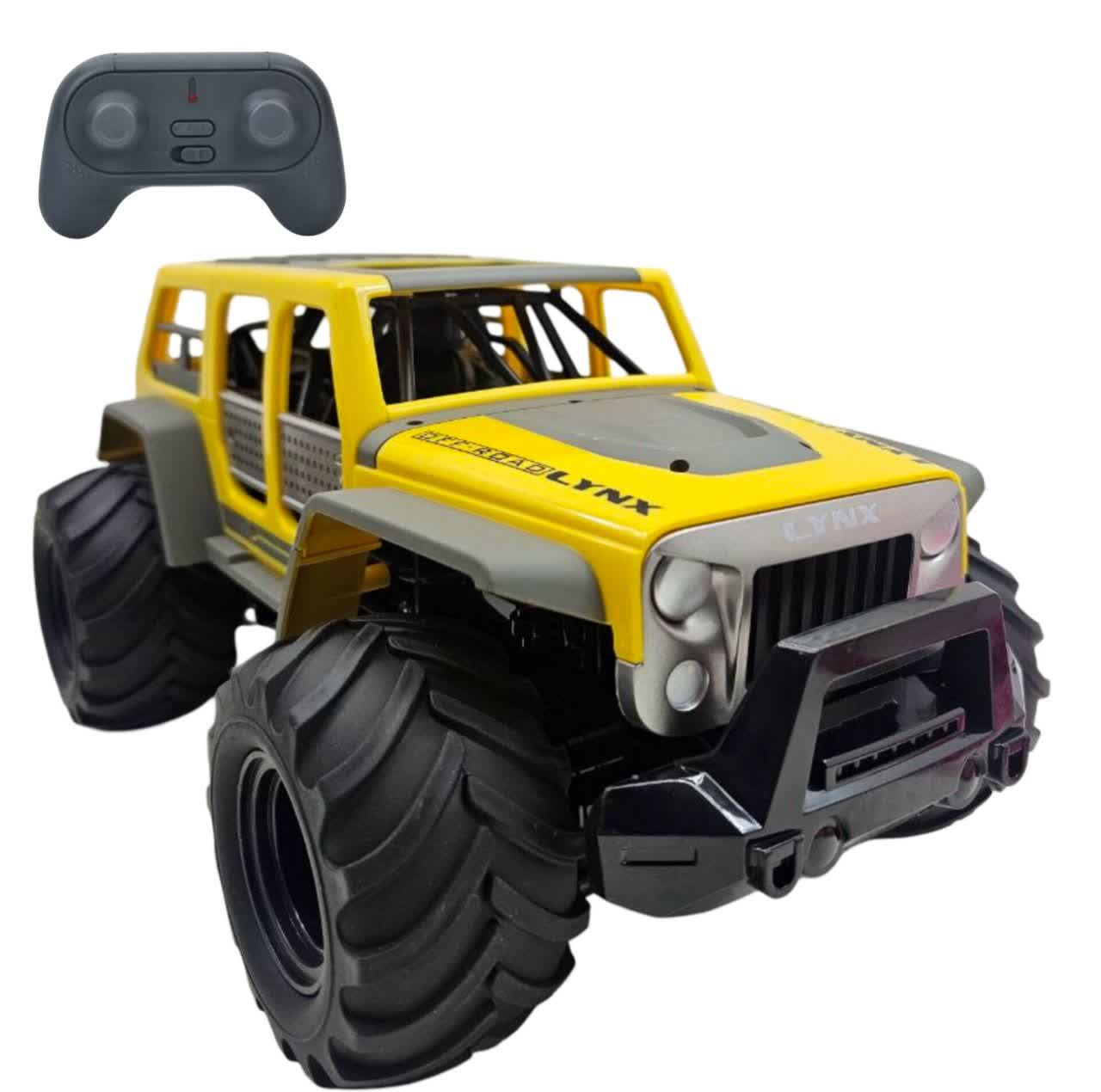 ماشین بازی کنترلی ناب سل مدل ضد آب آفرود شارژی چراغدار کد Waterproof off-road car solong RC