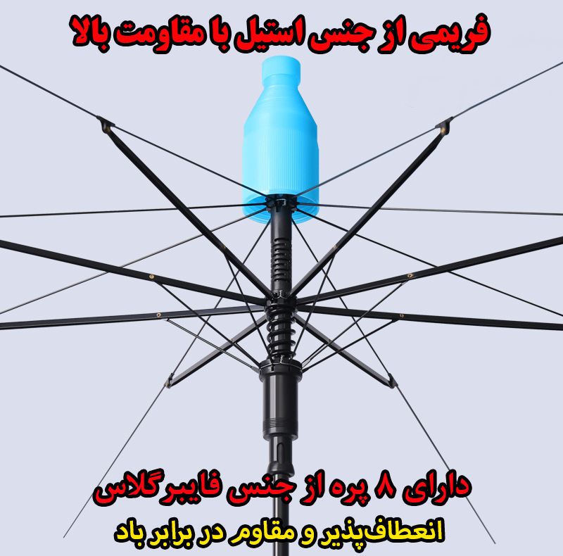 چتر بچگانه 8 پره مدل Construction قطر 88 سانتیمتر