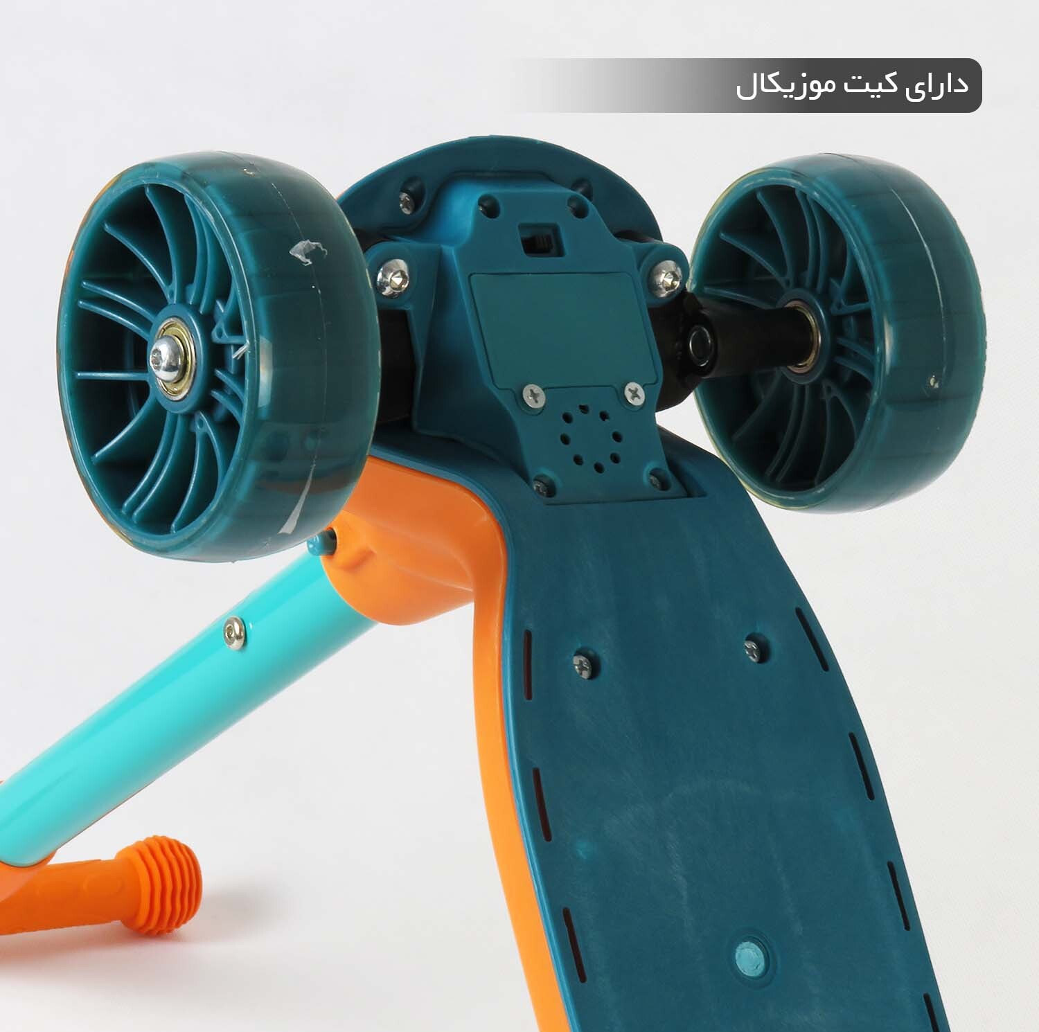 اسکوتر کودک مدل فضایی چراغدار ظرفیت وزنی 40 کیلوگرم