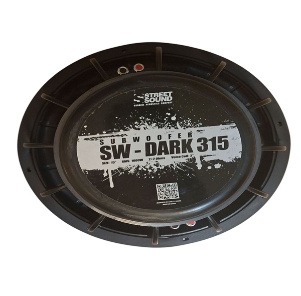 ساب ووفر پشت خودرو استریت مدل sw-dark 315 سایز 15 اینچ