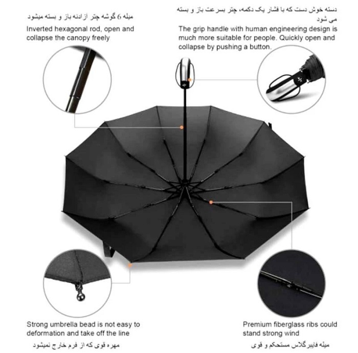 چتر مدل Windproof2025