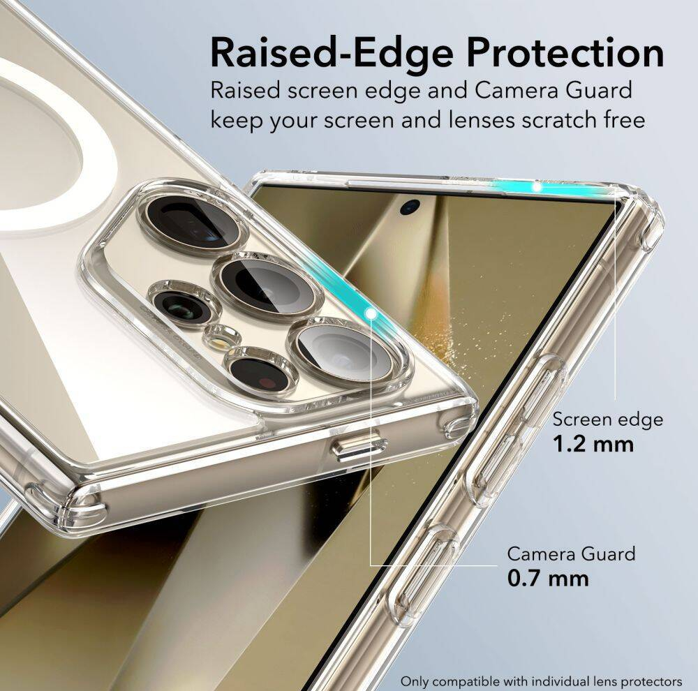 کاور قاب تک مدل مگ سیف magsafe مناسب برای گوشی موبایل سامسونگ Galaxy S24 ULTRA