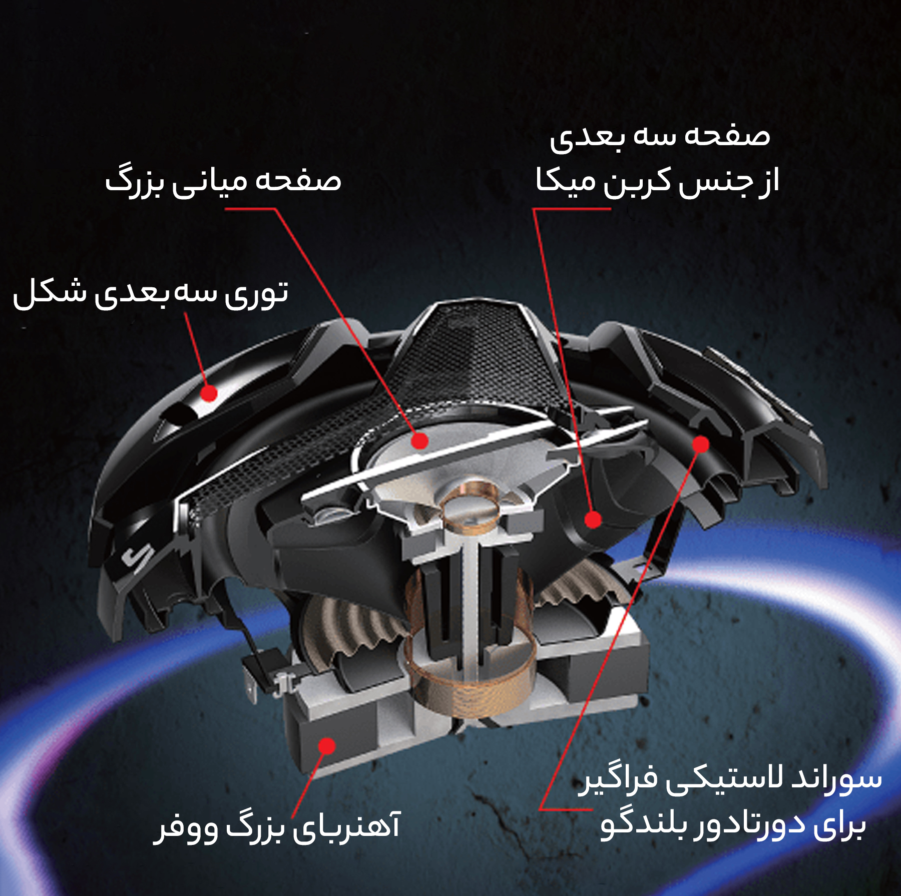اسپیکر خودرو جی وی سی مدل CS-ZX6940