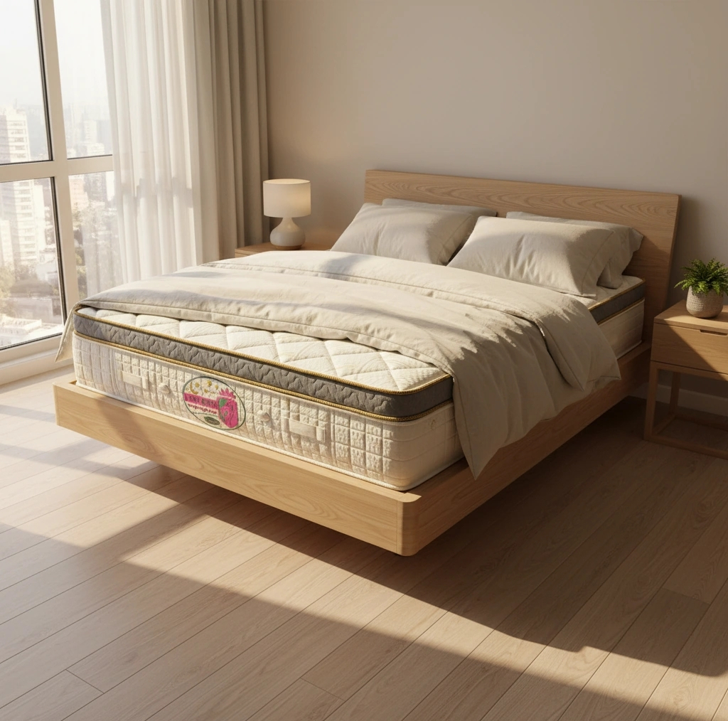 تشک طبی فنری لاین کینگ مدل پرمیوم اسلیپ یک نفره سایز 180×80 سانتی متر