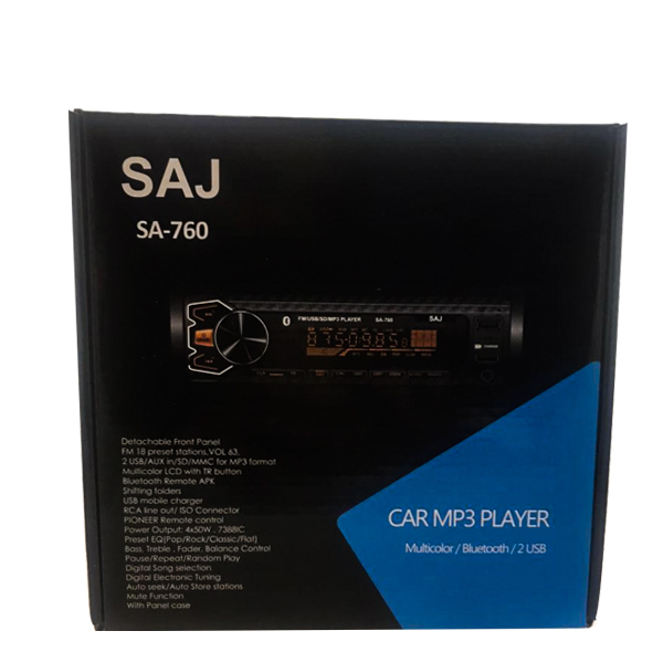 پخش کننده خودرو ساج الکتریک مدل SA-760