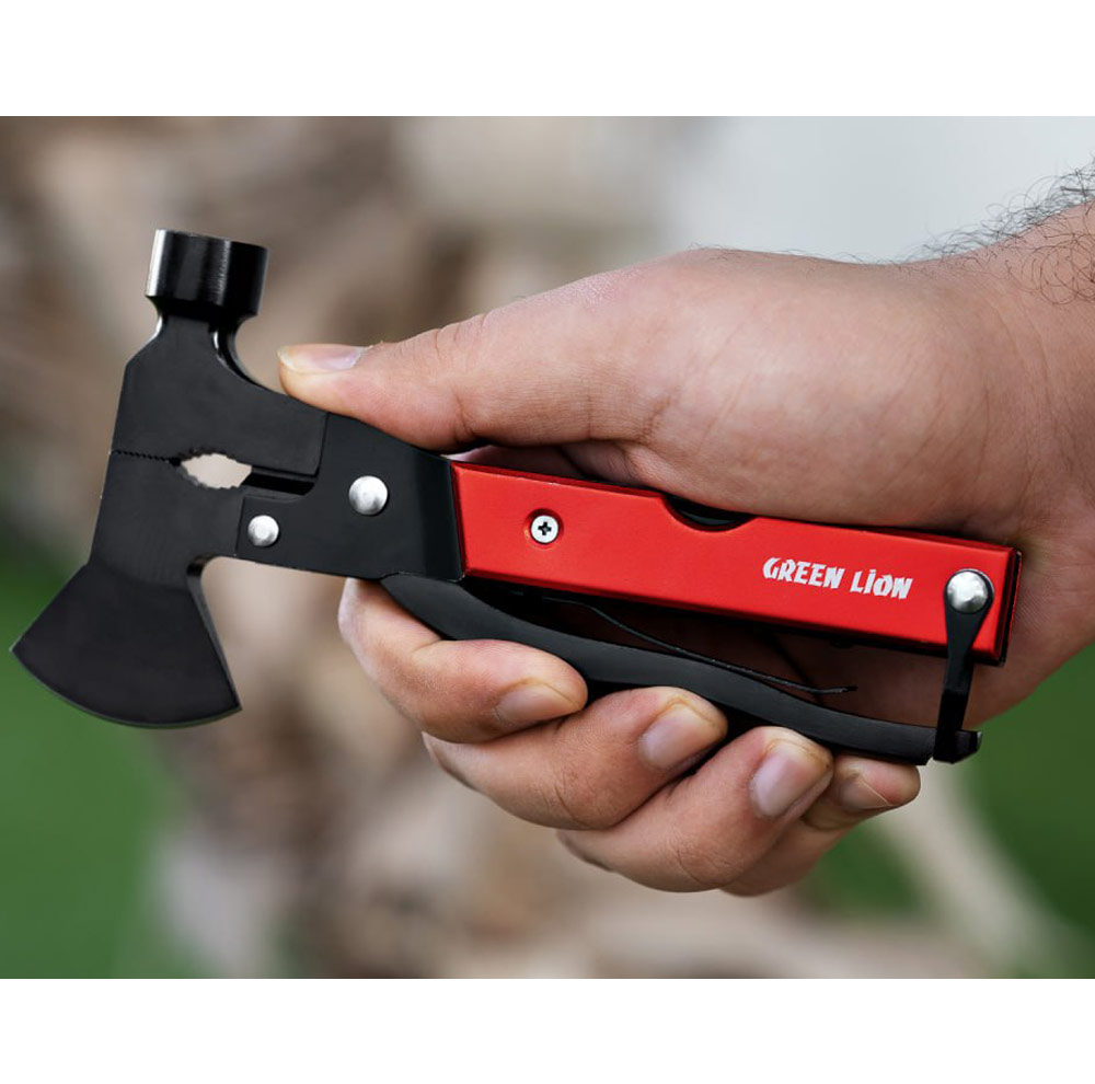 تبر و چکش 13 کاره گرین لاین مدل Storm Breaker Multitool Axe