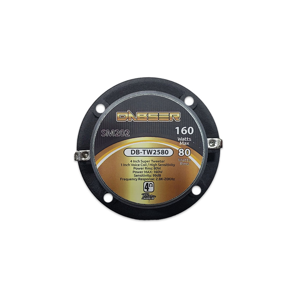 سوپر تیوتر پشت خودرو دابسر مدل SM202 سایز 4 اینچ بسته دو عددی