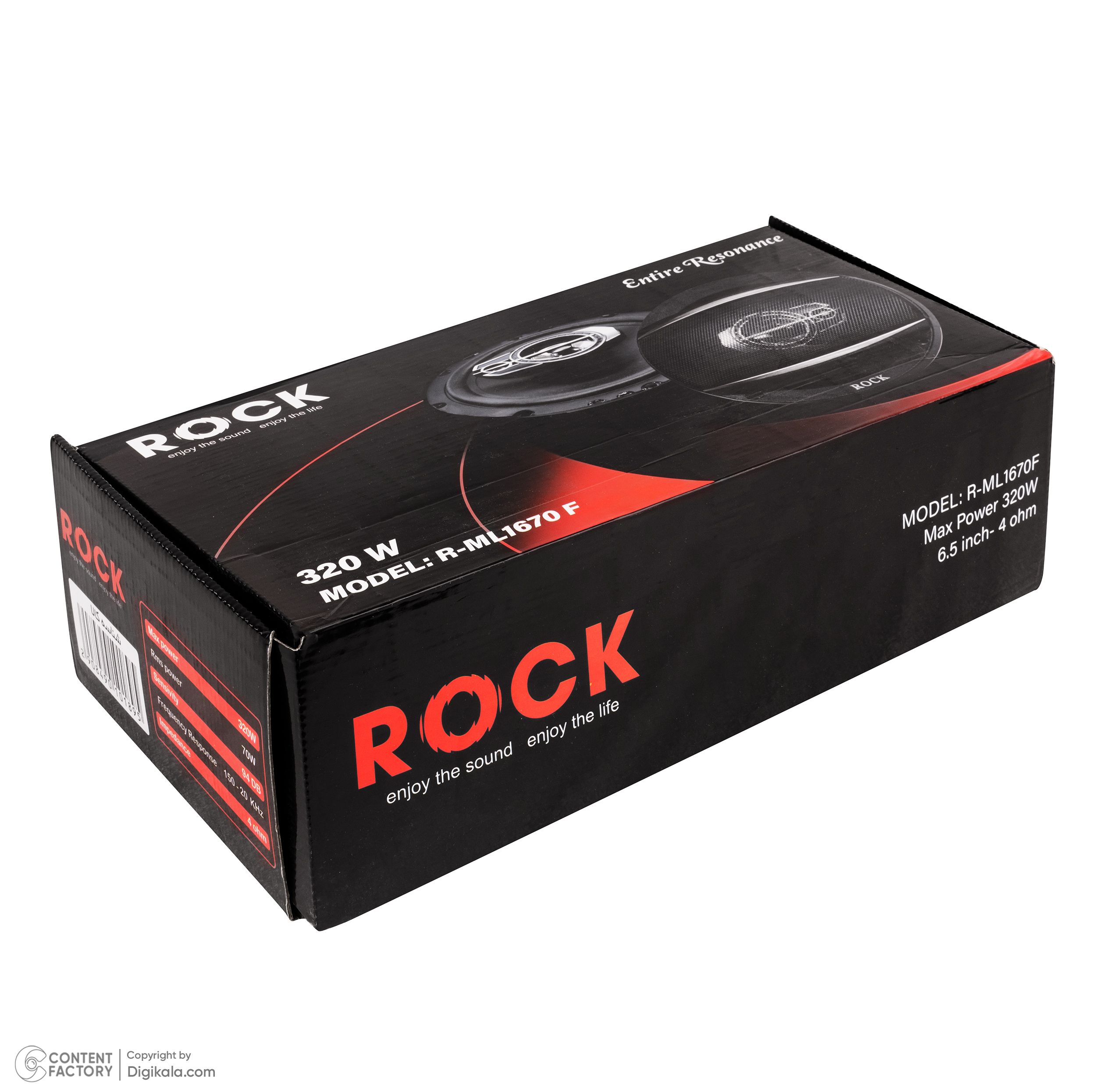 اسپیکر پشت خودرو راک مدل RML1670F سایز 7 اینچ بسته 2 عددی