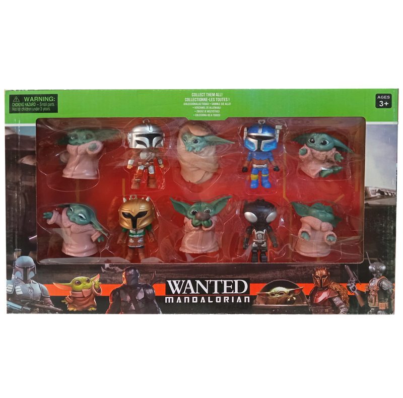 فیگور طرح یودا مدل Starwars 10 ارتفاع 6 سانتیمتر مجموعه 10 عددی
