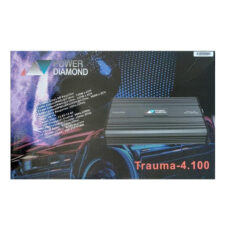 آمپلی فایر خودرو 4 کانال پاور دیاموند مدل TRAUMA 4.100 4*100 W RMS