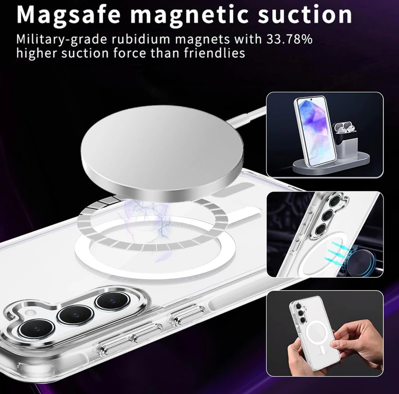 کاور آکادا مدل Magclear مناسب برای گوشی موبایل سامسونگ Galaxy A56