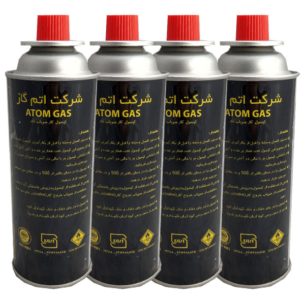 کپسول گاز 227 گرمی اتم گاز مدل 01 بسته 4 عددی
