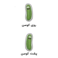کوسن کودک مدل عروسکی ریک و مورتی کد Rick and Morty 016
