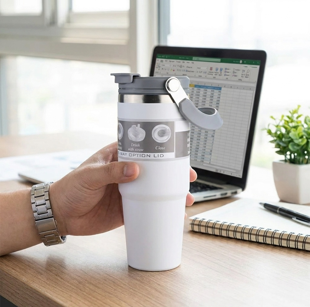 تراول ماگ مدل JK Beverage گنجایش 0.6 لیتر