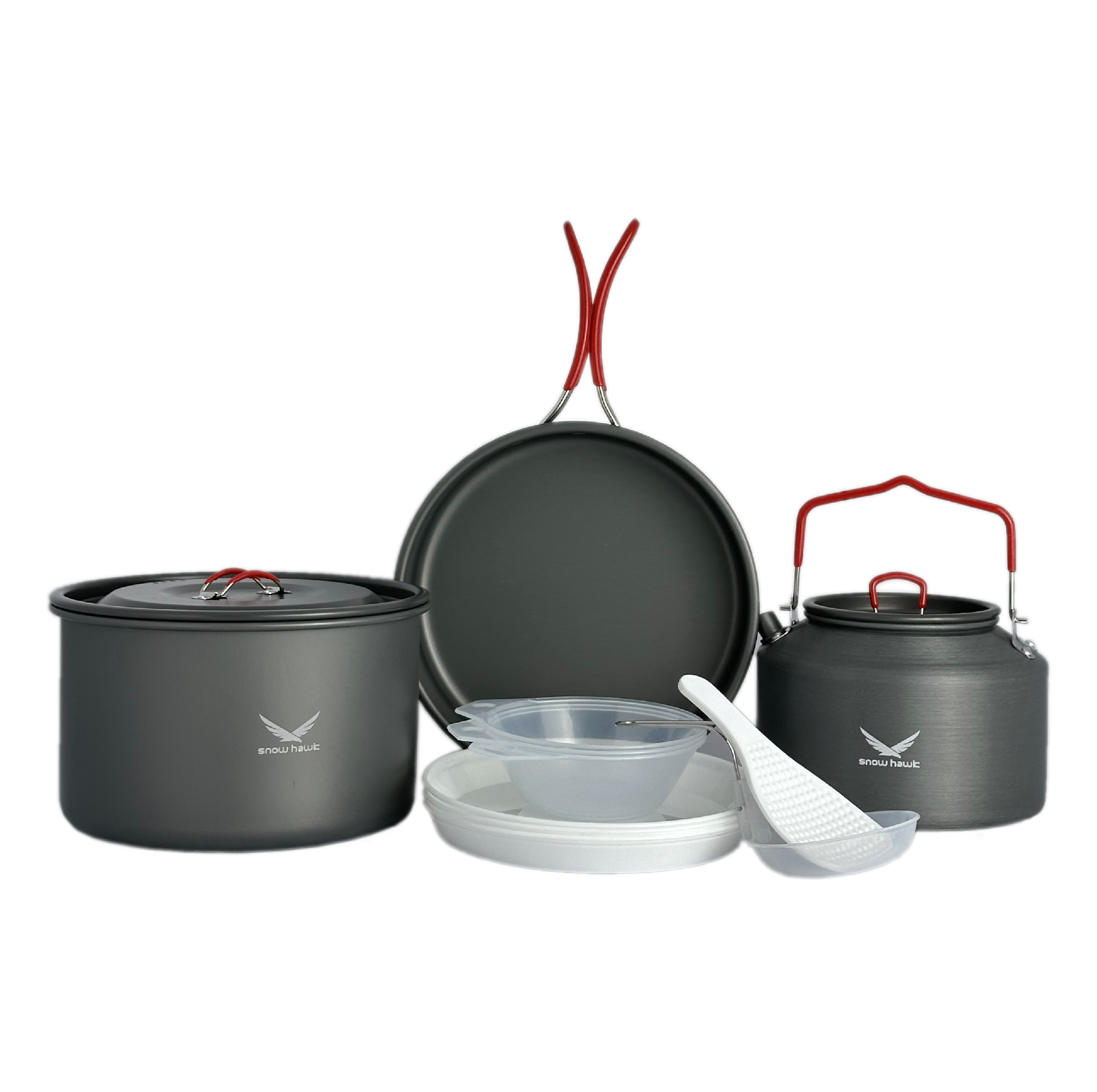 مجموعه ظروف 3 نفره کمپینگ اسنوهاوک مدل SN-T111