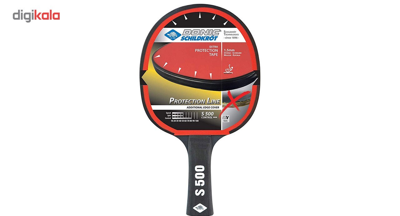 راکت پینگ پنگ دونیک شیلدکروت مدل TT-Bat Protection Level S 500