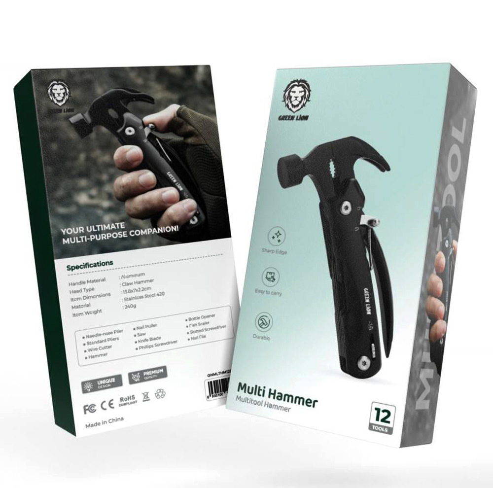 چکش چند کاره سفری گرین لاین مدل Multi Hammer
