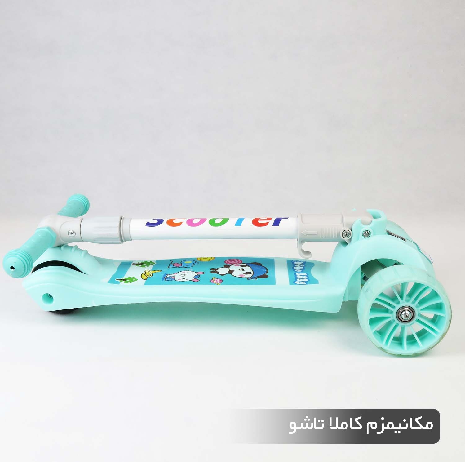 اسکوتر کودک اسکوتر مدل hello baby کد 2117 ظرفیت وزنی 50 کیلوگرم
