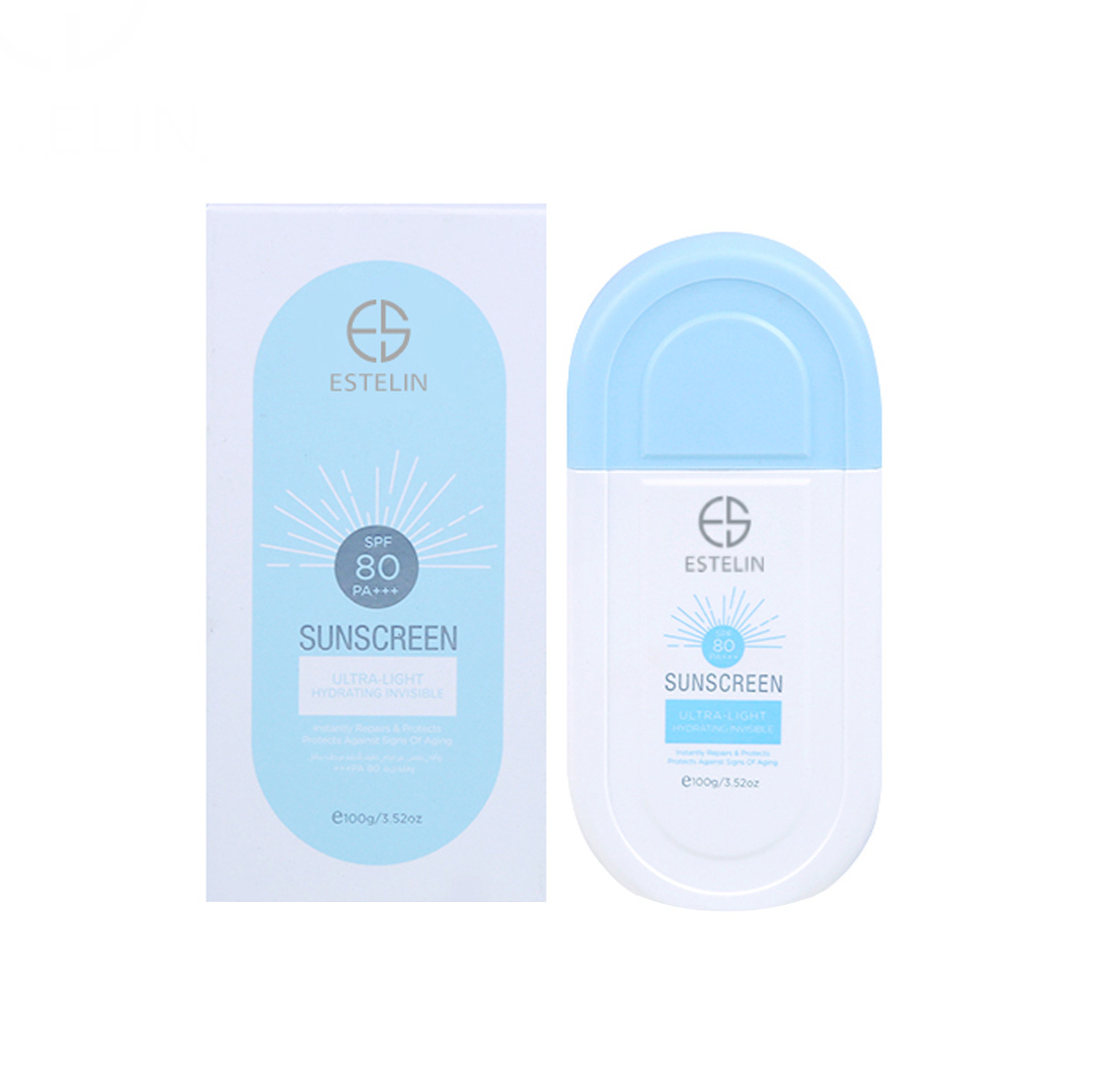 کرم ضد آفتاب بیرنگ استلین، 80 SPF، مدل ultra، مناسب انواع پوست با حجم 100 میلی لیتر، محافظتکننده در برابر اشعههای UVA و UVB، مرطوبکننده، فاقد پارابن، PA+++، ضد پیری، دارای فرمولاسیون فاقد چربی، با ماندگاری 3 ساعته