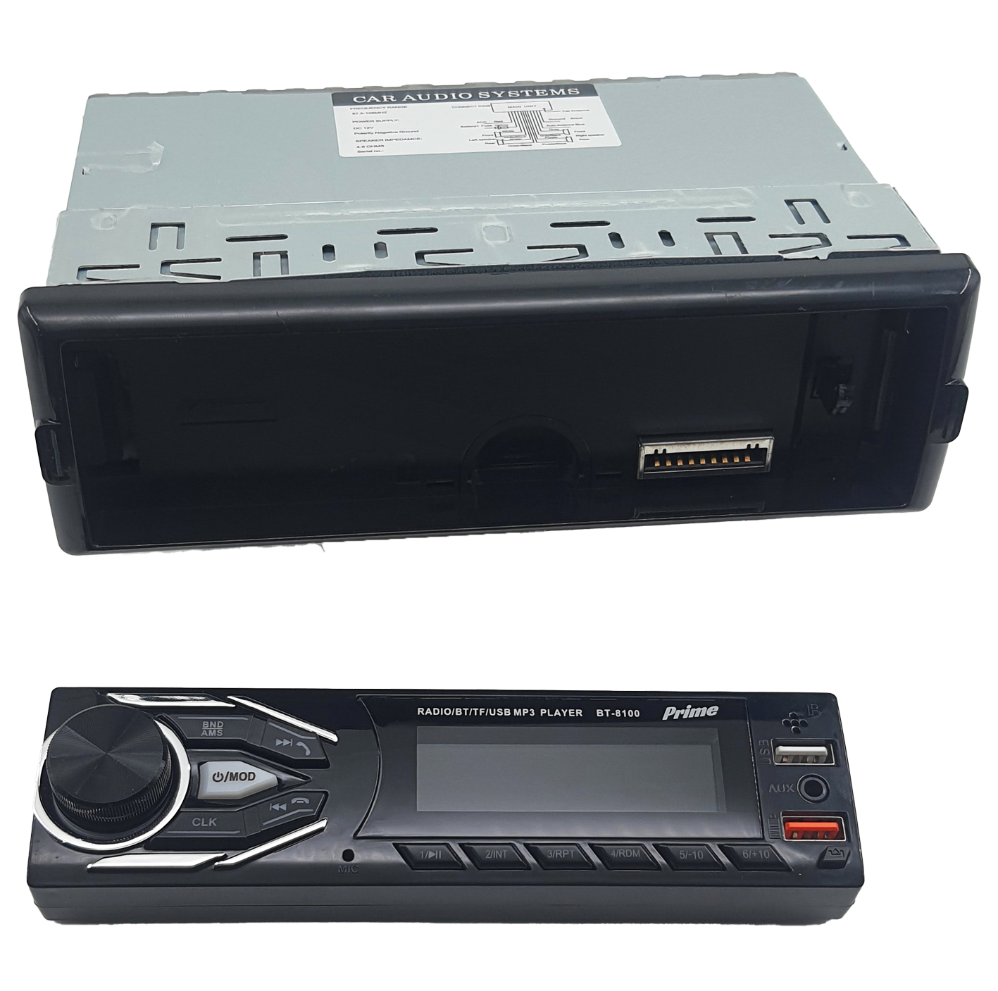 پخش کننده خودرو پرایم مدل PRIME-8100