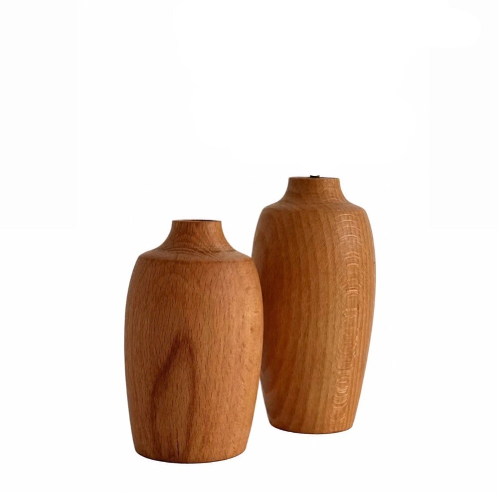 گلدان چوبی کد G3 بسته 2 عددی