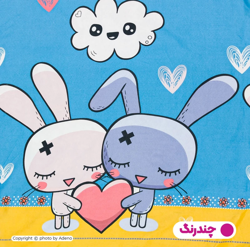 بالش کودک آدنو مدل Rabbit کد MC07