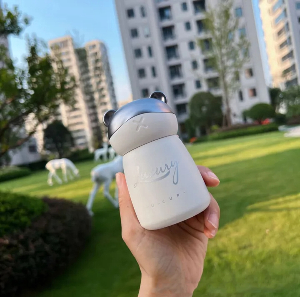 ماگ سفری مدل خرسی کد 12l گنجایش 0.120 لیتر