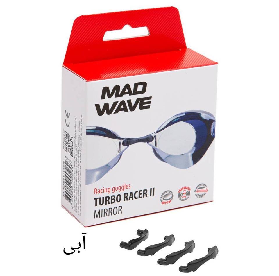 عینک شنا حرفه ای بزرگسال مد ویو مدل Turbo Racer Mirror